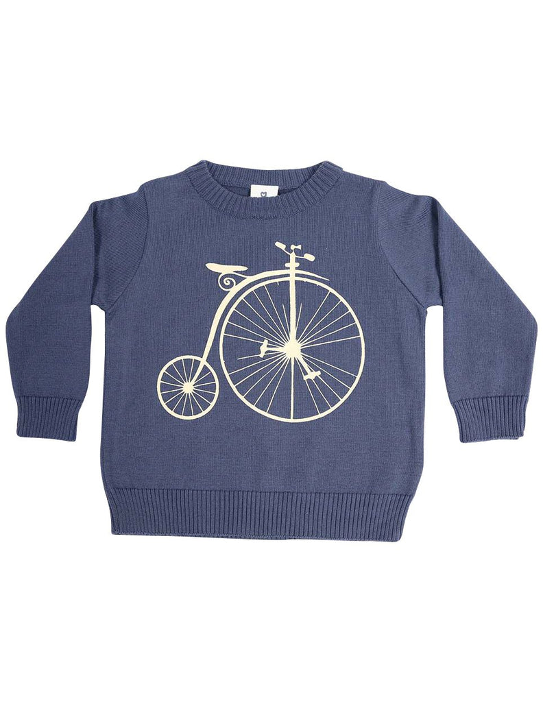 C13031S Vamos Vintage Boys Knit Sweater with Print