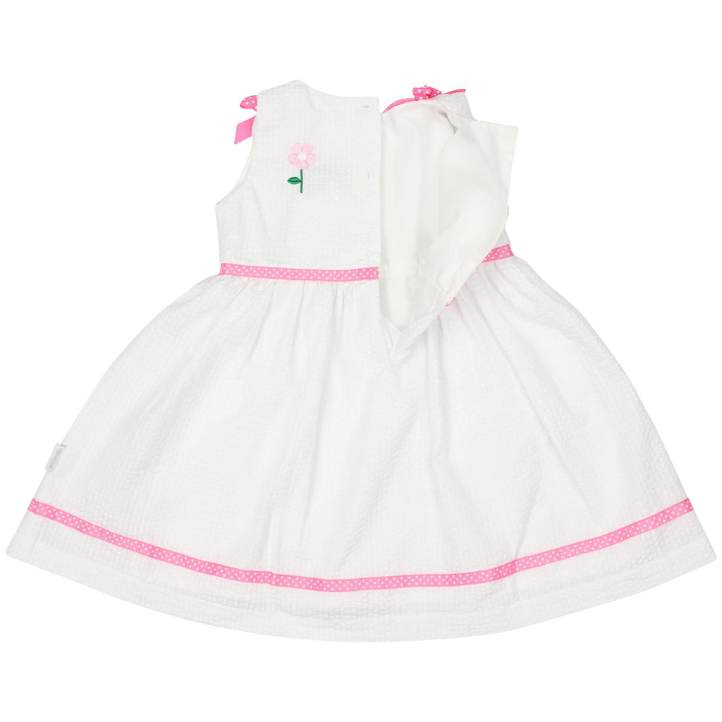 A1440W Flower Seersucker Dress