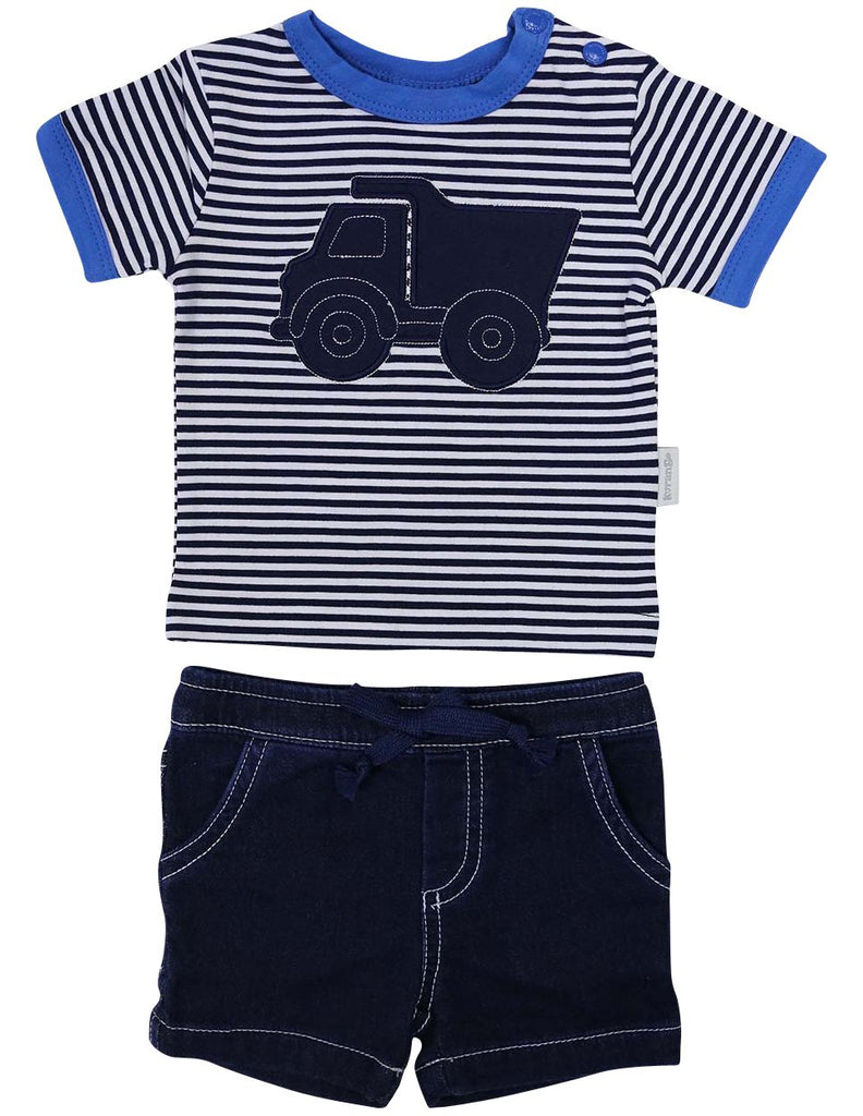 B1213B Tip Truck Top & Short-Sets-Korango_Australia-Kids_Fashion-Children's_Wear