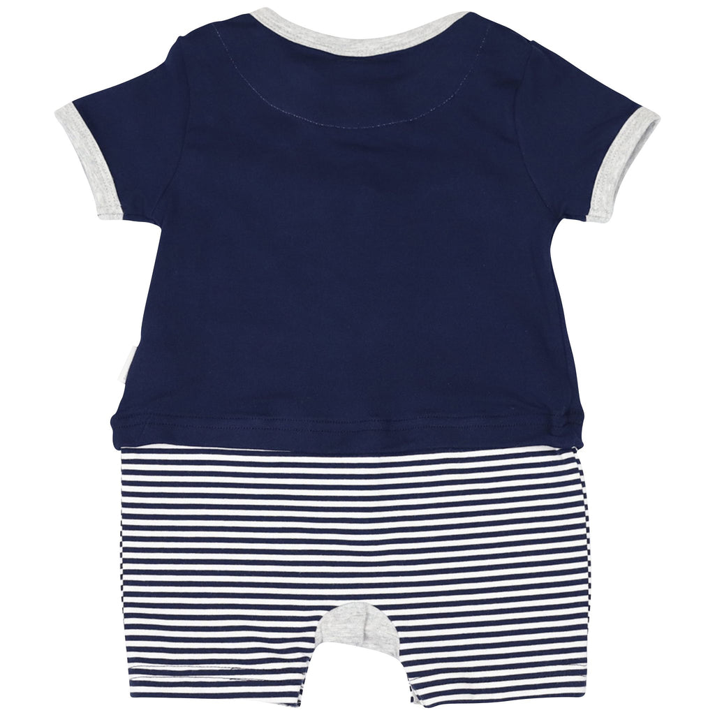 B1414N Whale S/S Romper
