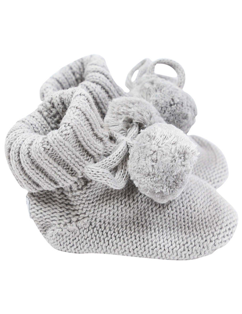 B1132 Booties Pom Pom Bootie-Accessories-Korango_Australia-Kids_Fashion-Children's_Wear