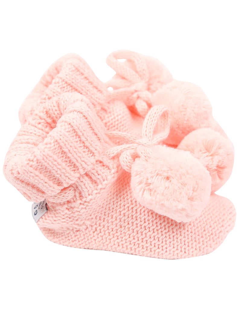 B1132P Booties Pom Pom Bootie-Accessories-Korango_Australia-Kids_Fashion-Children's_Wear