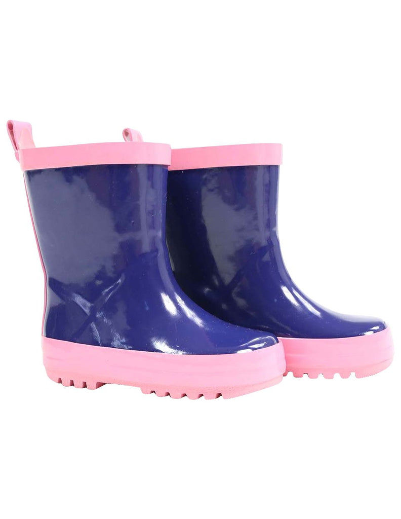 A1345P Rainwear Gumboot Contrast binding and sole