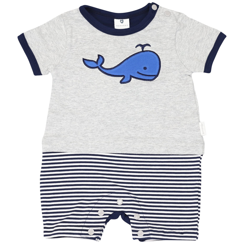 B1414G Whale S/S Romper