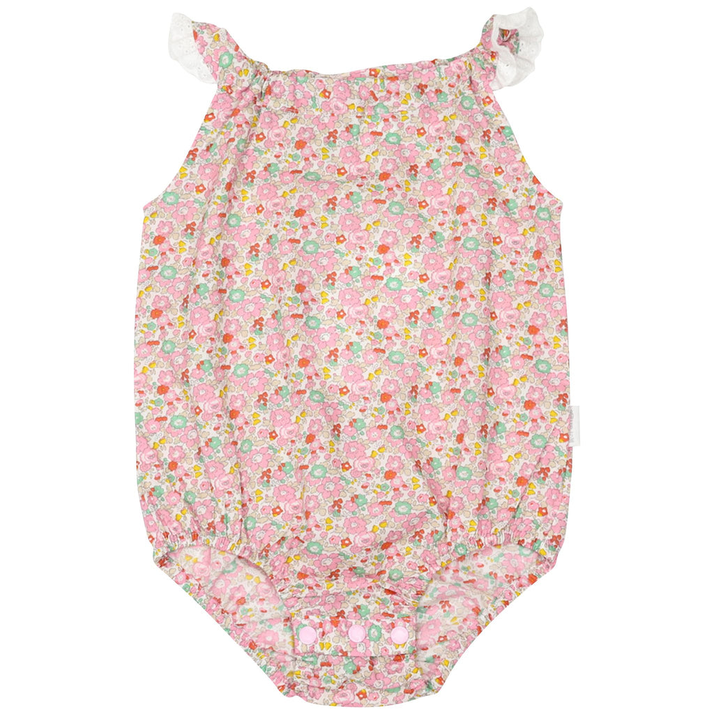 C1413P Classic Floral Floral Sunsuit