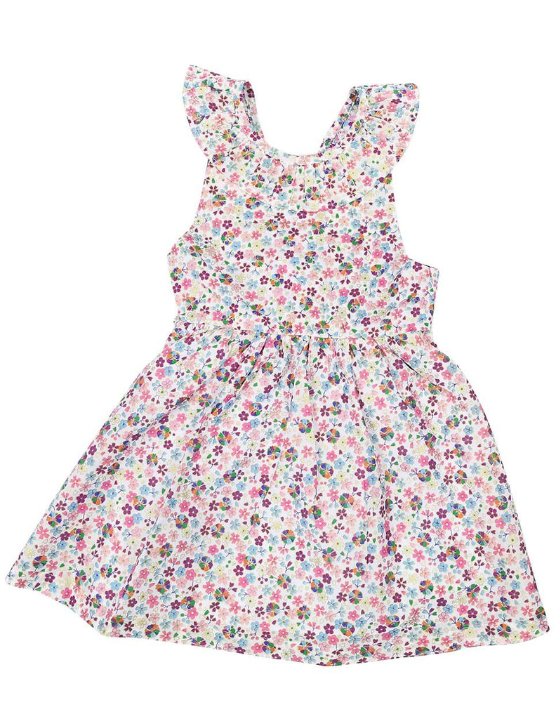 A1225P Floral Dress-Dress-Korango_Australia-Kids_Fashion-Children's_Wear