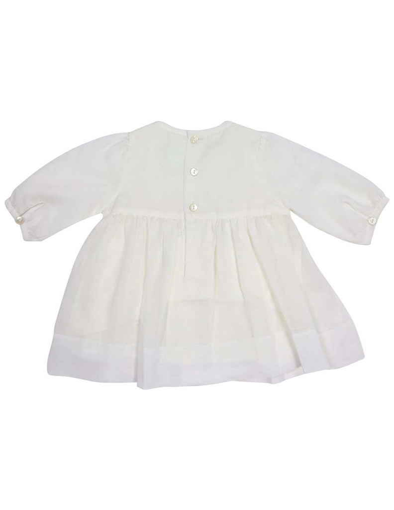 C13002I Timeless Hand Smocked/Embroidered Cotton Voile Dress