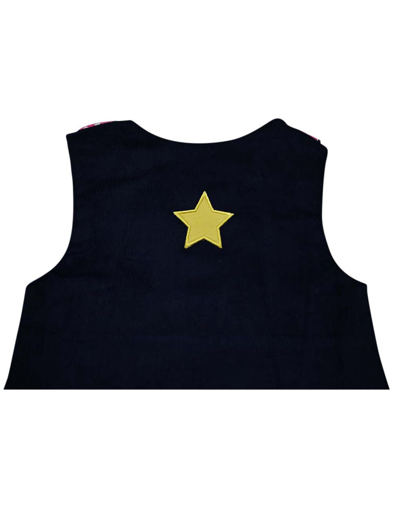 A1353N Standing out from the Crowd Unicorn Lined Cord Pinafore