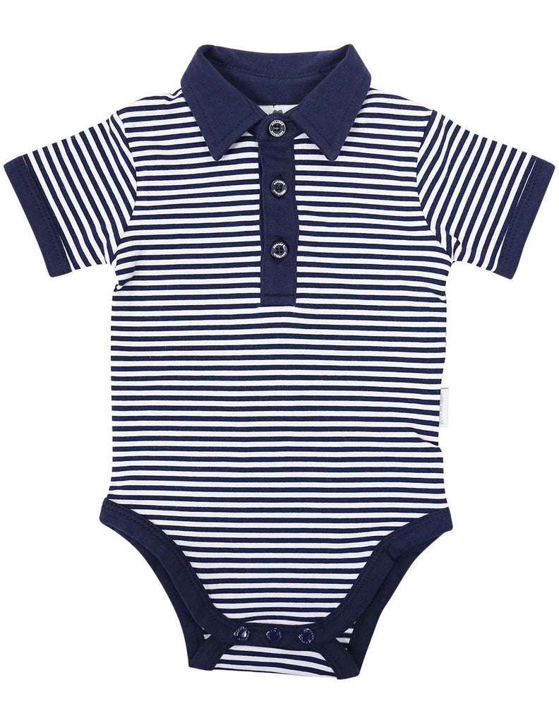 B1215N Collared Bodysuit-All In Ones-Korango_Australia-Kids_Fashion-Children's_Wear