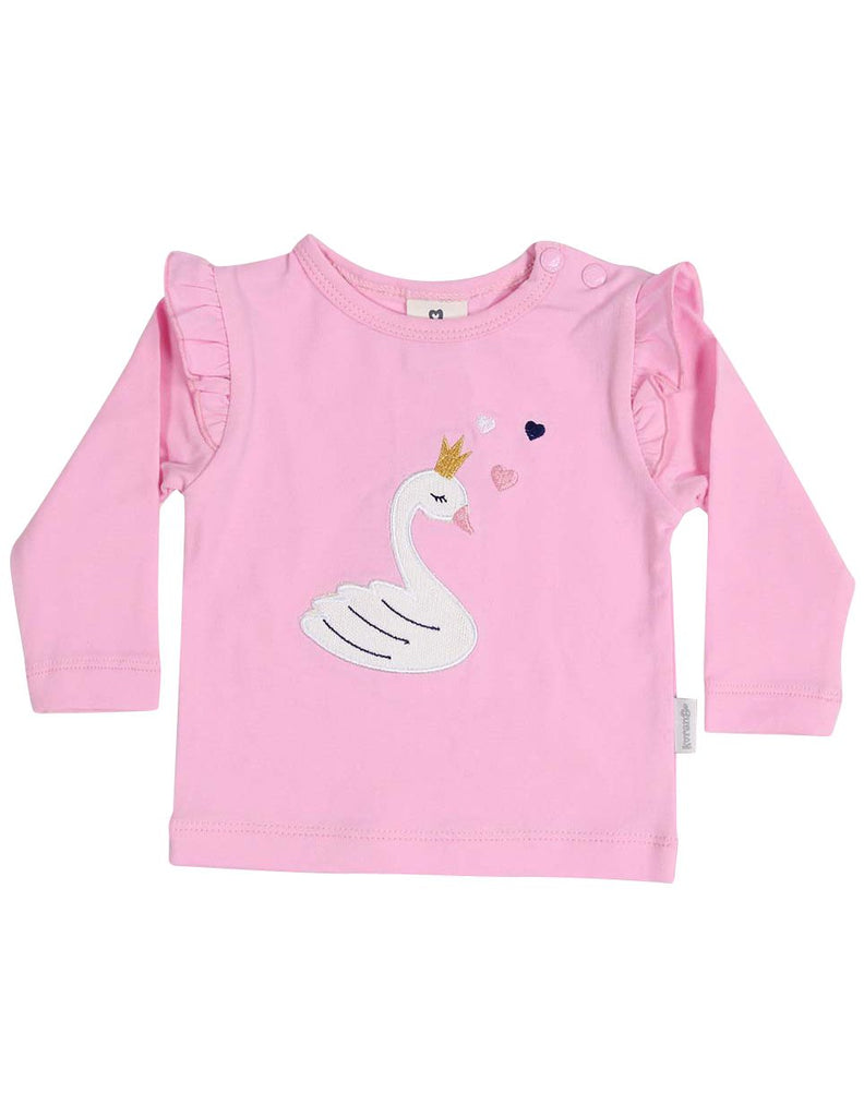B13011P Swan Princess Applique Top