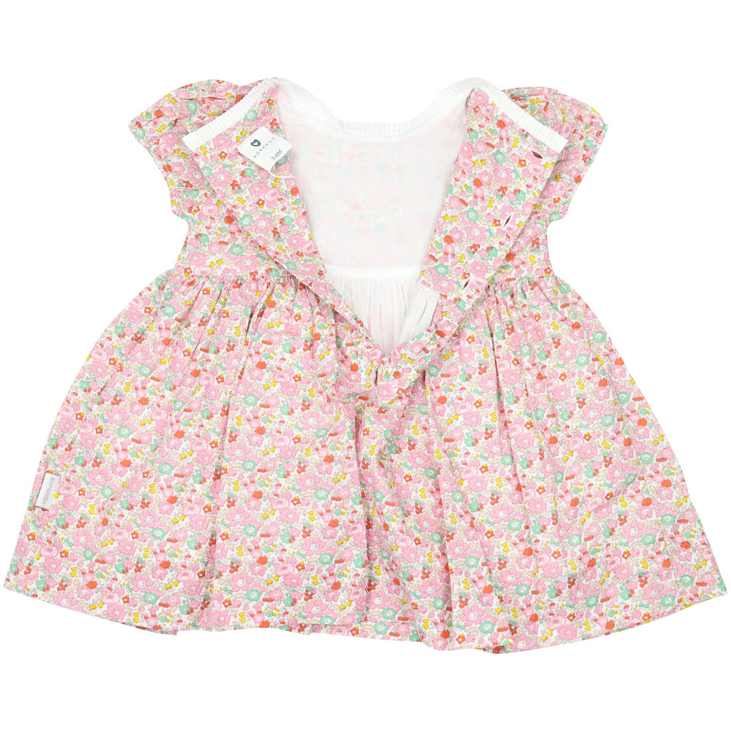 C1409P Classic Floral Smocked Dress