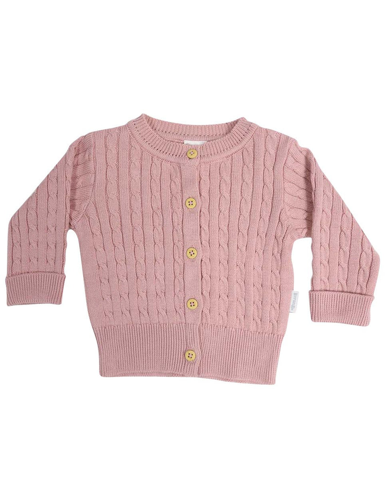 C13014D Classique Girl Cable Knit Cardigan
