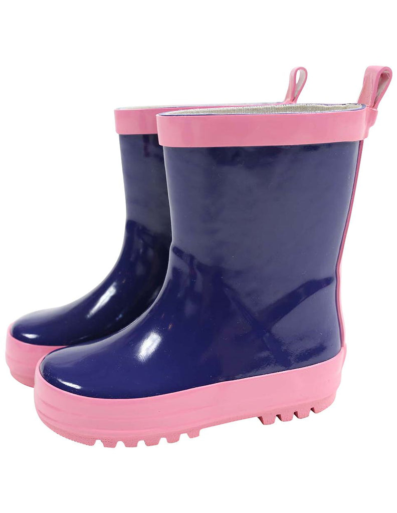 A1345P Rainwear Gumboot Contrast binding and sole