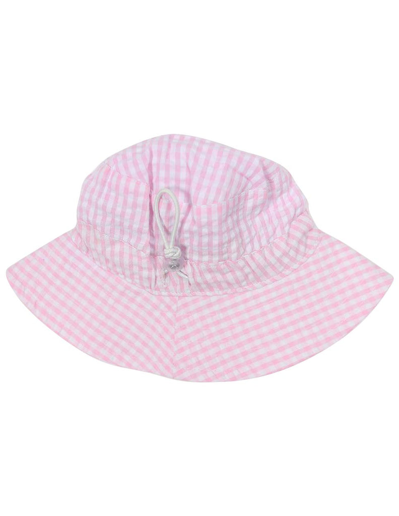 A1219P Seersucker Sunhat-Accessories-Korango_Australia-Kids_Fashion-Children's_Wear