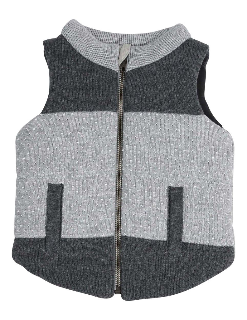 A1302C Tiger Padded Knit Vest