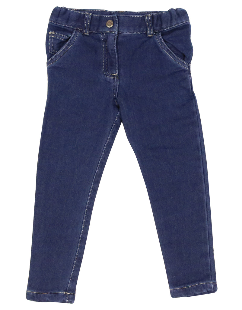 A9063 Singing in the Rain Denim Knit Jean-Pants & Shorts-Korango_Australia-Kids_Fashion-Children's_Wear