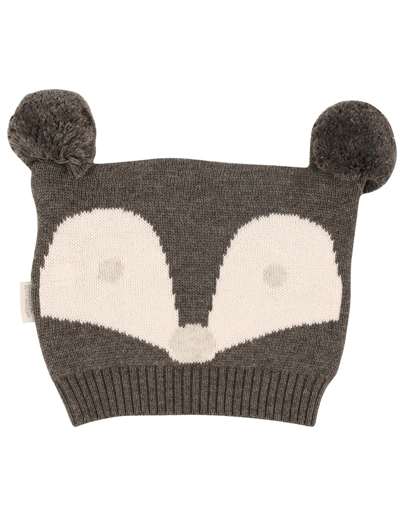 B1107 Mr Fox Beanie-Accessories-Korango_Australia-Kids_Fashion-Children's_Wear
