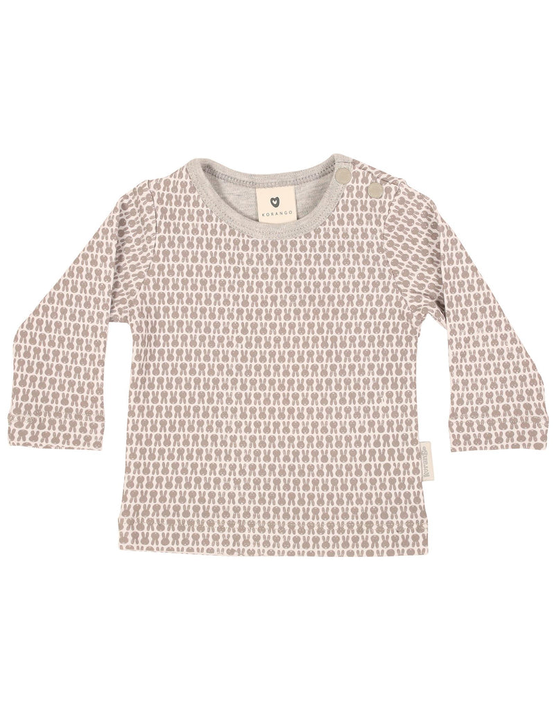 B1122W Baby Bunny Top-Tops-Korango_Australia-Kids_Fashion-Children's_Wear