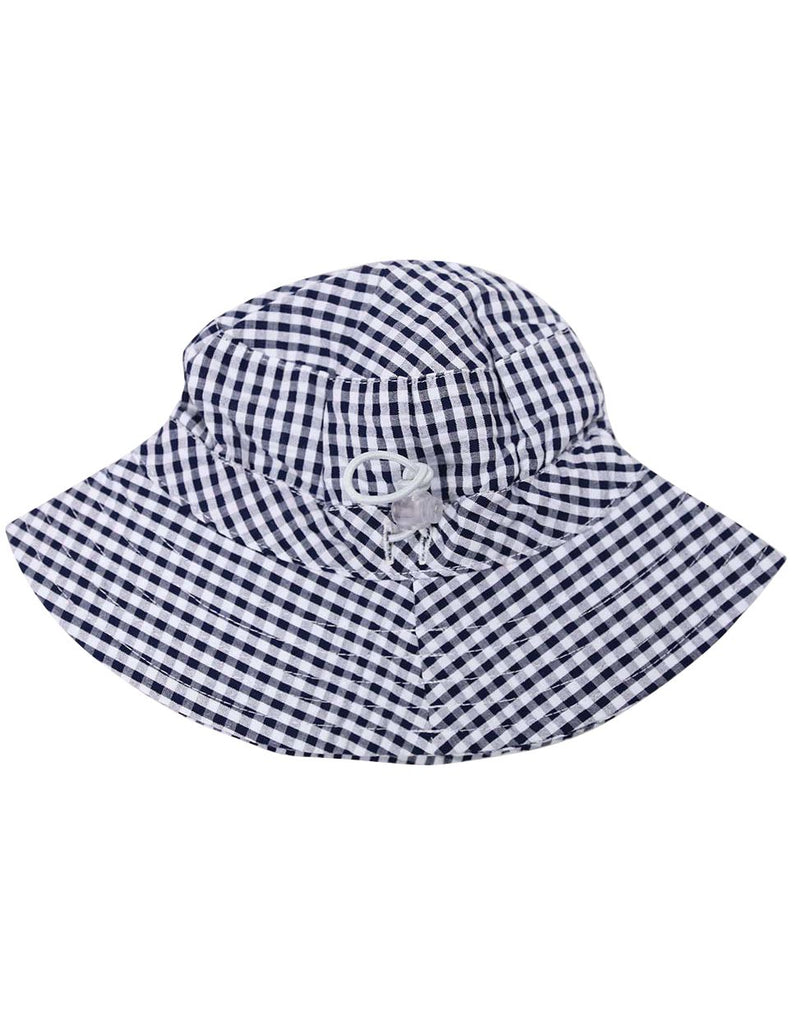 A1219N Seersucker Sunhat-Accessories-Korango_Australia-Kids_Fashion-Children's_Wear