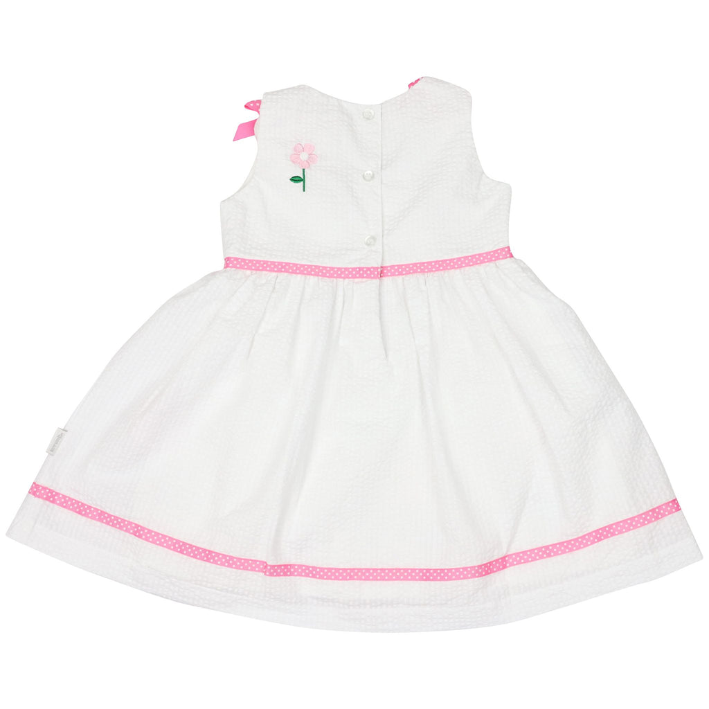A1440W Flower Seersucker Dress