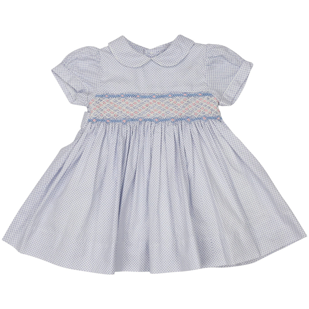 C1401B Summer Style Classic Smocked Dress