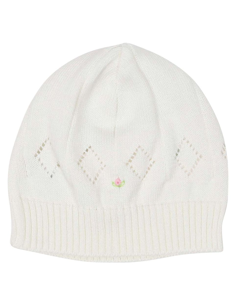 C13005I Timeless Hand Embroidered Knit Beanie