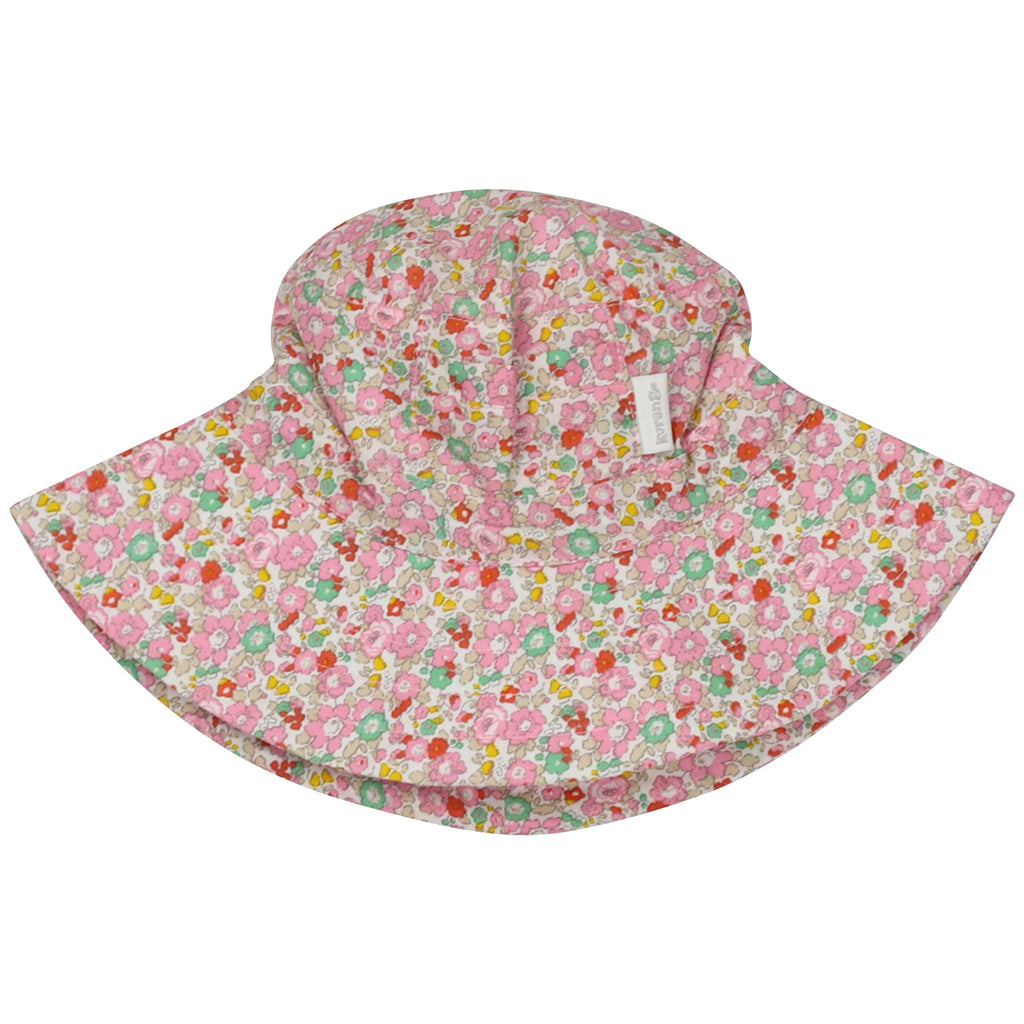 C1414P Classic Floral Floral Sun Hat