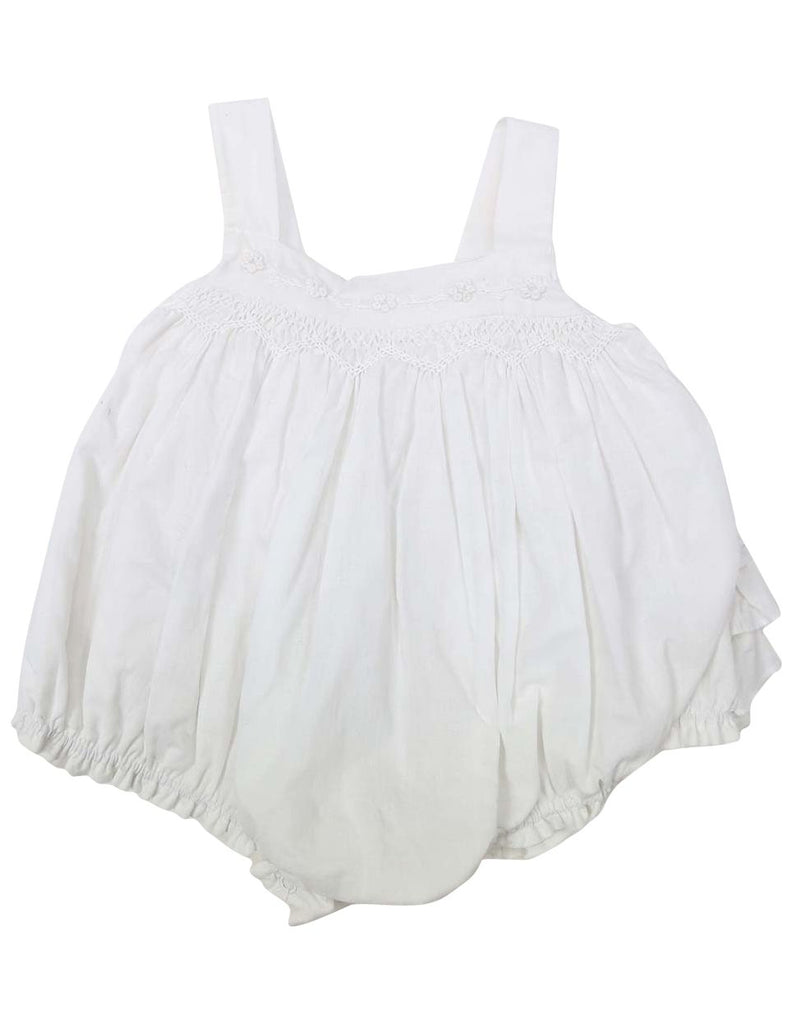 C1204W Rosette Sunsuit-All In Ones-Korango_Australia-Kids_Fashion-Children's_Wear