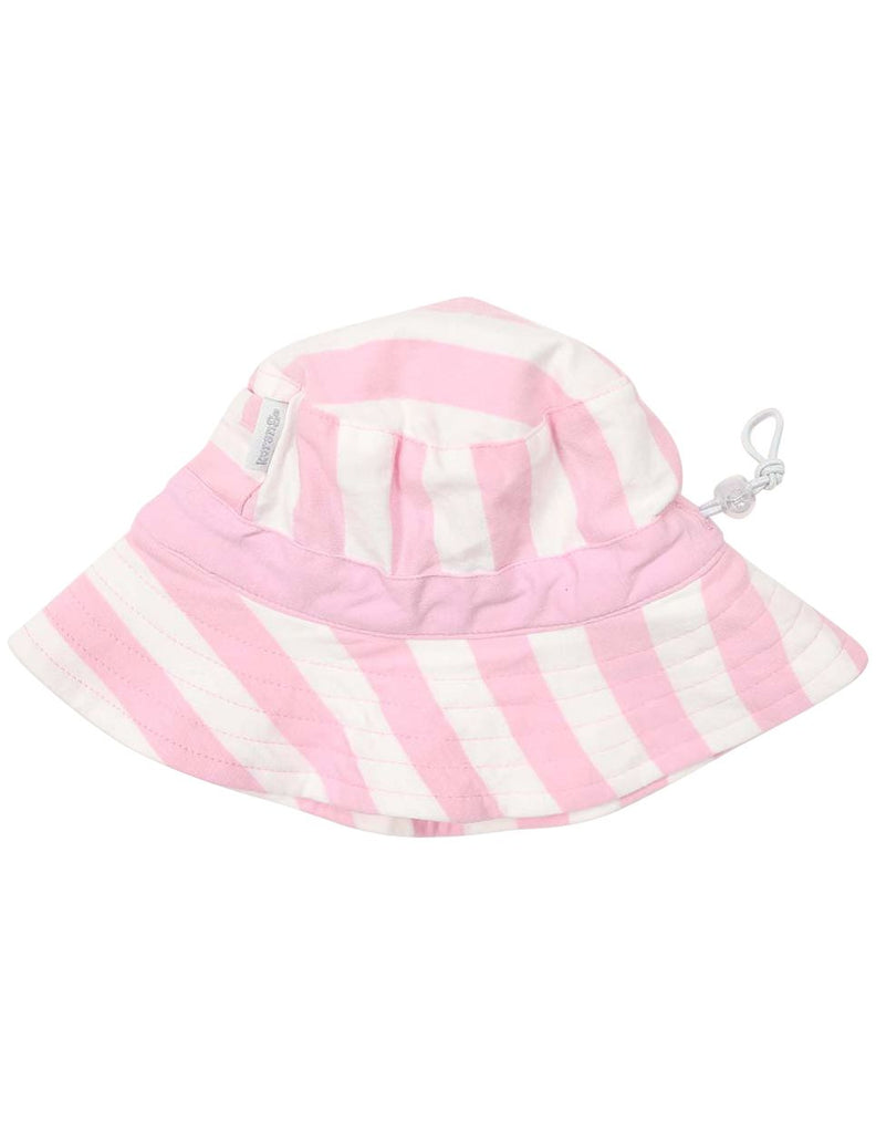 A1241P Striped Cotton Sun Hat-Accessories-Korango_Australia-Kids_Fashion-Children's_Wear