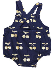 B1209N Cherry Sunsuit-All In Ones-Korango_Australia-Kids_Fashion-Children's_Wear