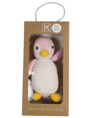 B13030P Essentials Penguin Hand Crocheted Toy