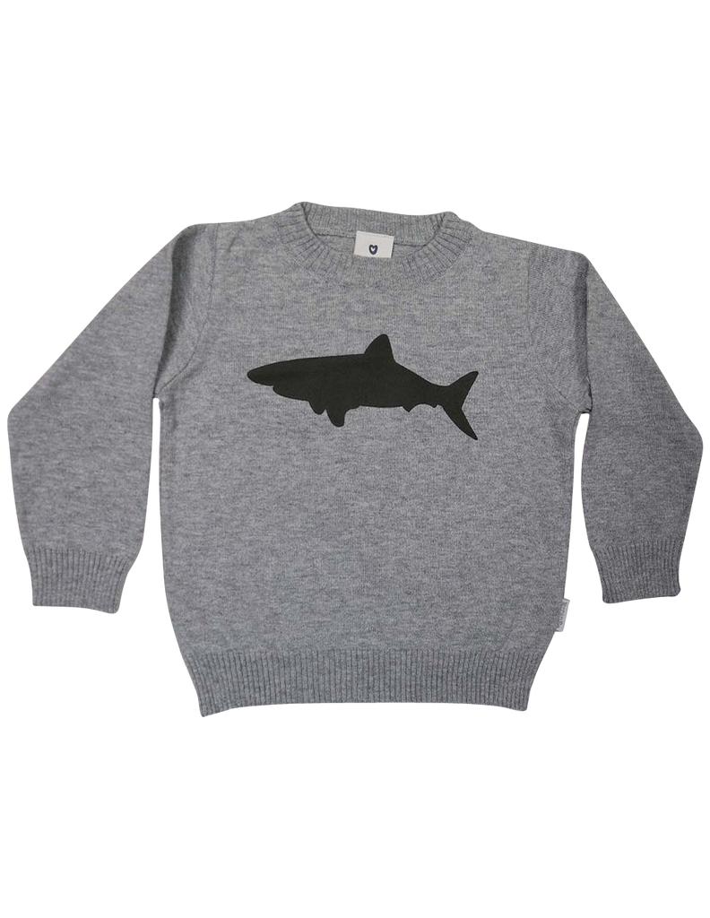 A1220C Shark Sweater-Cardigans/Jackets/Sweaters-Korango_Australia-Kids_Fashion-Children's_Wear