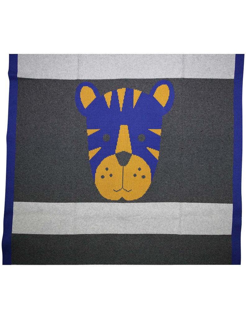 B13008B  Little Tiger Little Tiger Knit Blanket (100cm X 80cm)