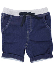 A1418D Into Space Denim Look Shorts