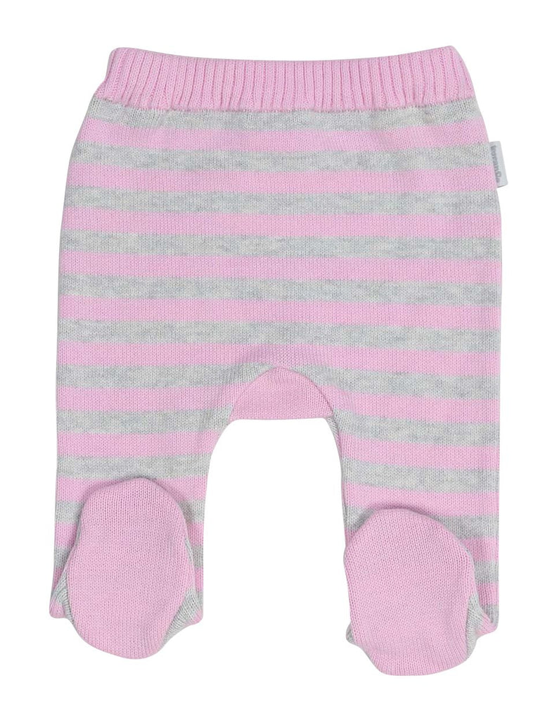 B13012G  Swan Princess Stripe Knit Legging
