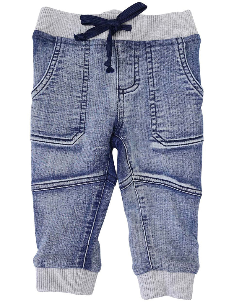 A1222L Denim Knit Jean-Pants & Shorts-Korango_Australia-Kids_Fashion-Children's_Wear