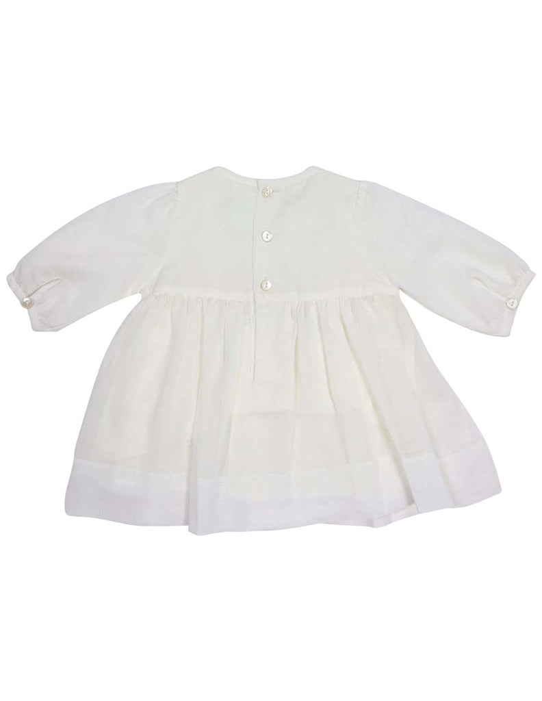 C13002I  Timeless Hand Smocked/Embroidered Cotton Voile Dress