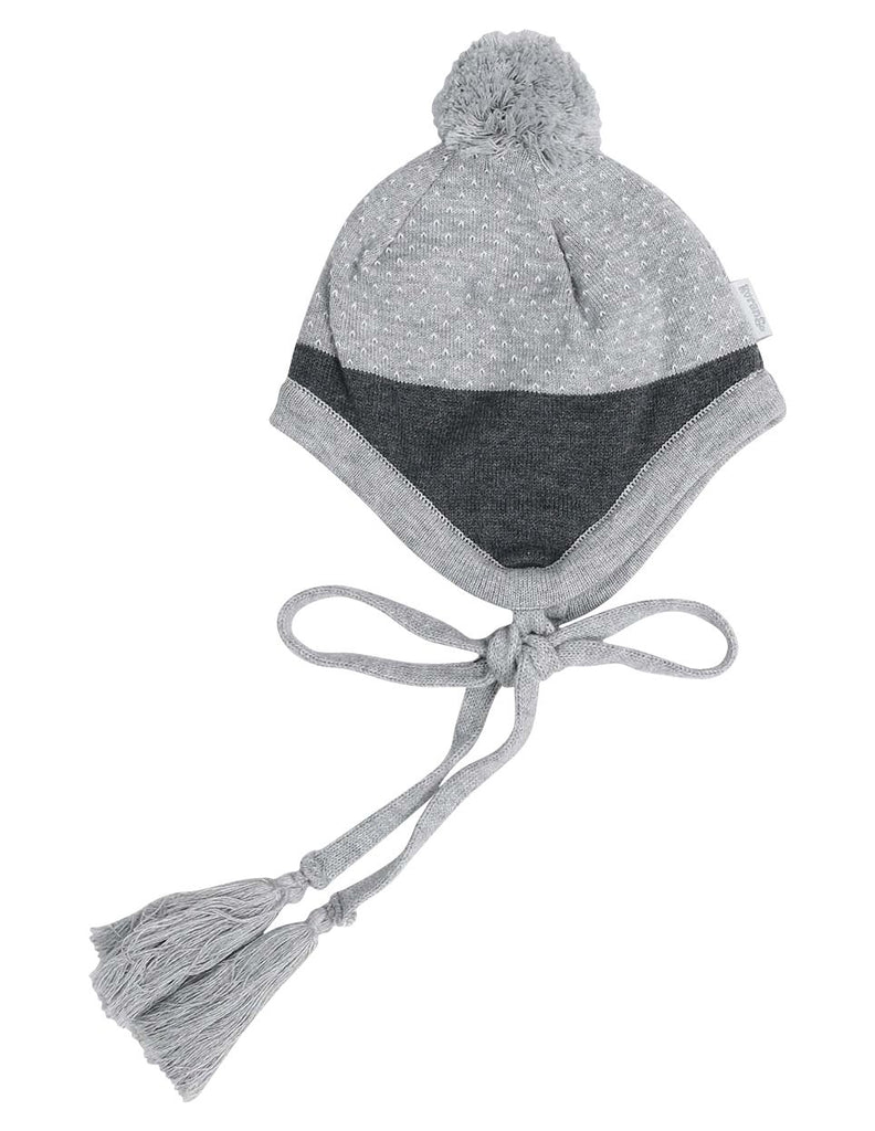 A1306G Tiger Lined Knit Beanie
