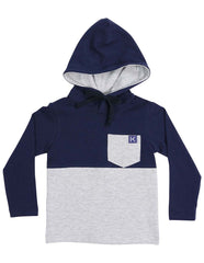 A1329N City Long Sleeve Hooded Pocket Tee