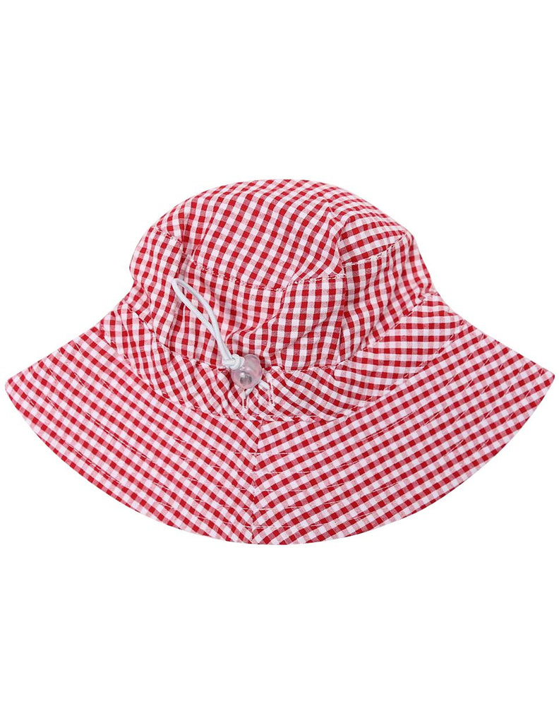 A1219R Seersucker Sunhat-Accessories-Korango_Australia-Kids_Fashion-Children's_Wear