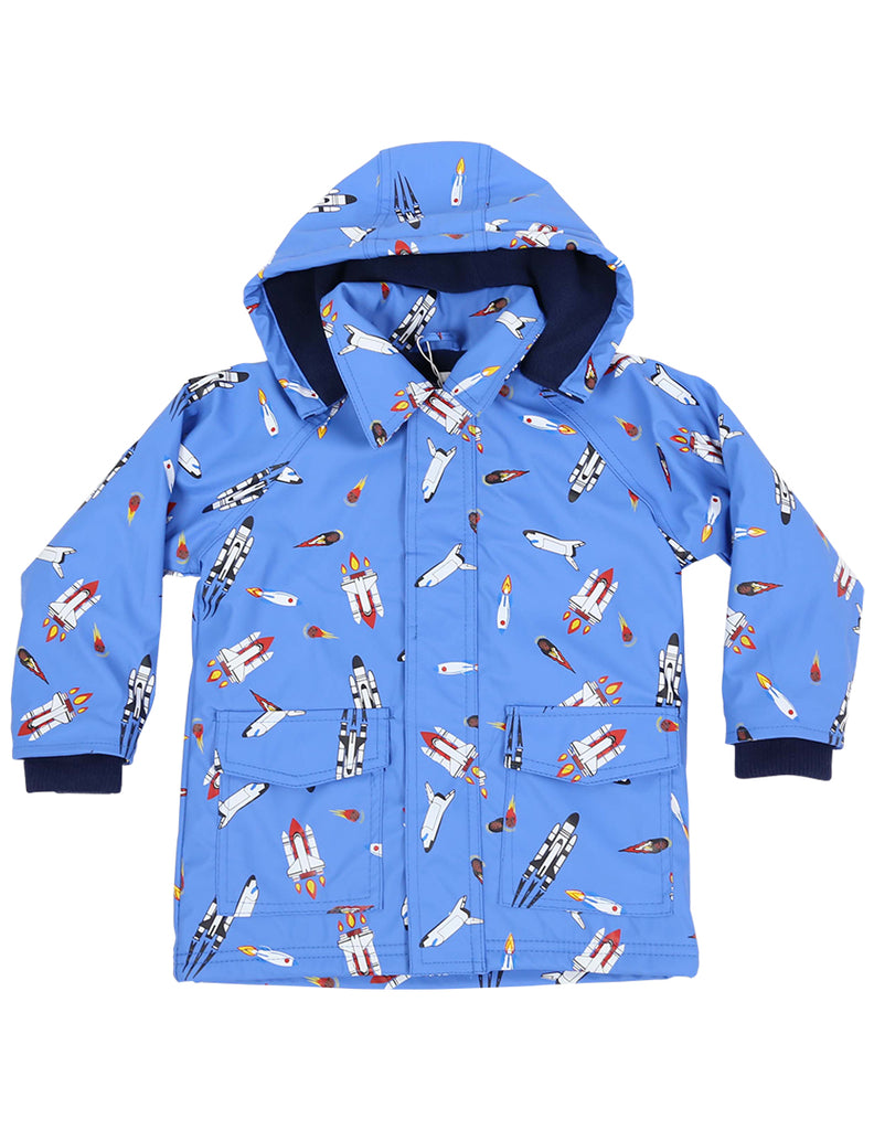 A1159B Raincoats Spaceship Raincoat-Rain Wear-Korango_Australia-Kids_Fashion-Children's_Wear