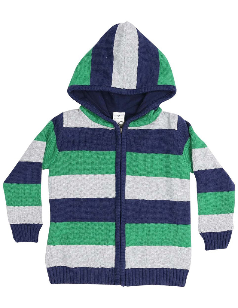 A1314G Dragon Lined Chunky Knit Jacket