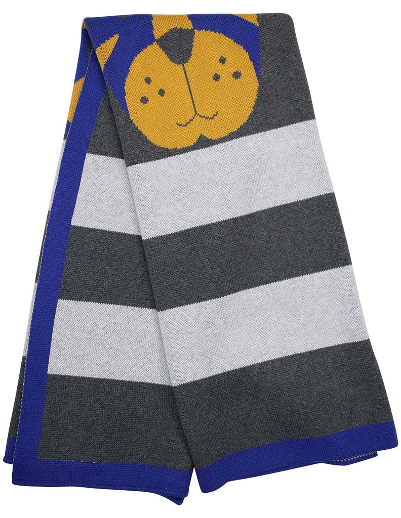 B13008B  Little Tiger Little Tiger Knit Blanket (100cm X 80cm)