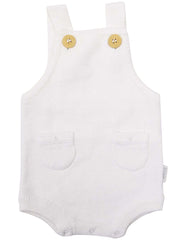 C1205W Rosette Knit Sunsuit-All In Ones-Korango_Australia-Kids_Fashion-Children's_Wear