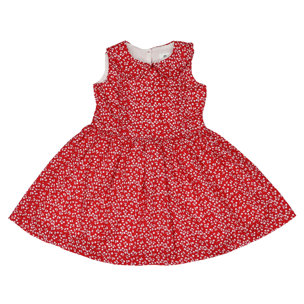 A1427R Cherries Cherry Print Dress