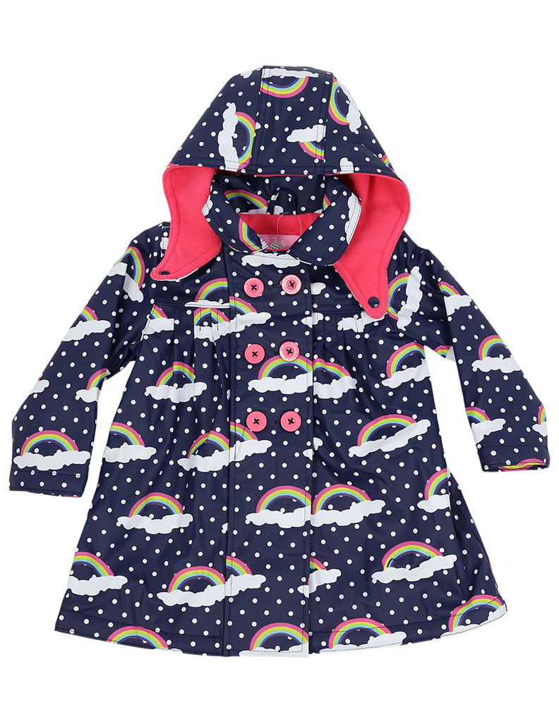 A1122N Winter Rainbow Raincoat-Rain Wear-Korango_Australia-Kids_Fashion-Children's_Wear