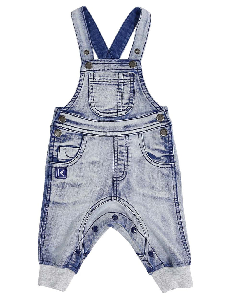 A1305L Tiger Denim Knit Overall