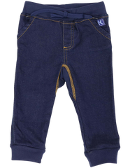 A1104D Over the Moon Denim Knit Leggings-Pants & Shorts-Korango_Australia-Kids_Fashion-Children's_Wear