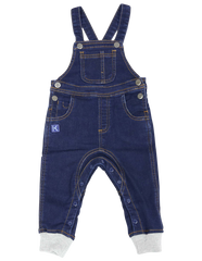 A1105D Over the Moon Denim Knit Overall-All in Ones-Korango_Australia-Kids_Fashion-Children's_Wear