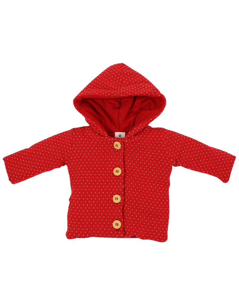 A1107 My Little Apple Lined Jacket-Cardigans/Jackets/Sweaters-Korango_Australia-Kids_Fashion-Children's_Wear